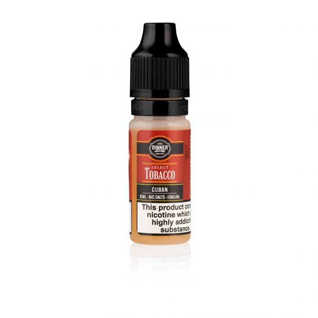 Dinner Lady Cuban Select Tobacco 10ml Nic Salt E-Liquid